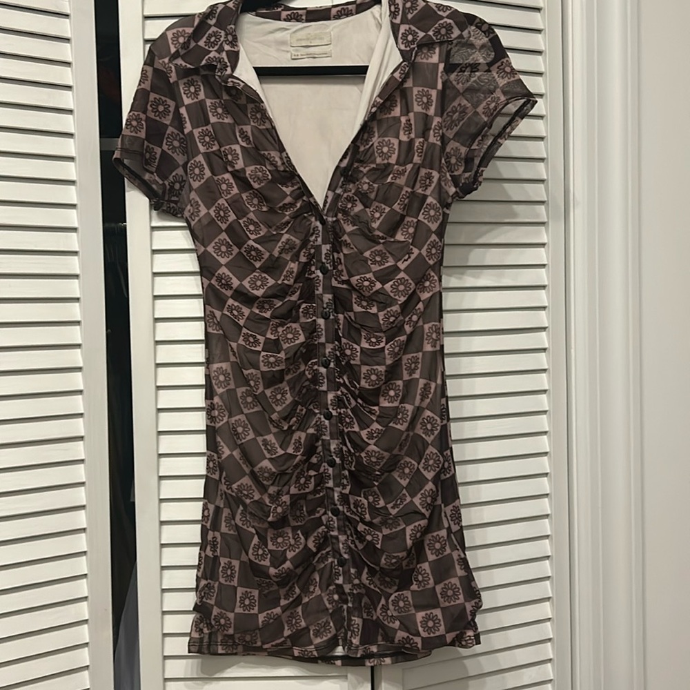 Mini Dress - flowers